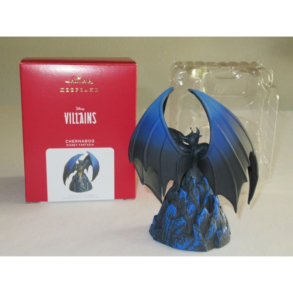 LIMITED EDITION 2021 Disney Villains HALLMARK CHERNABOG FANTASIA Christmas Ornam - Picture 4 of 12
